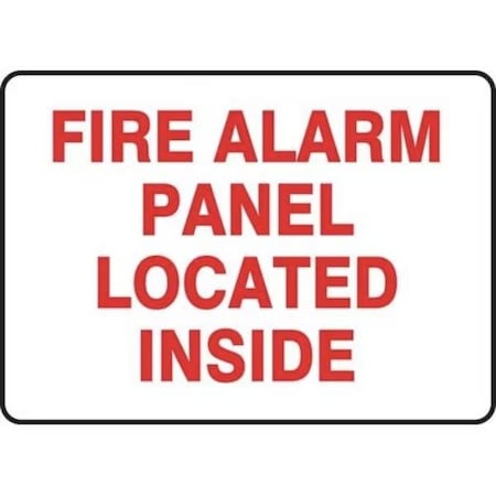 Accuform SAFETY SIGN FIRE ALARM PANEL INSIDE MEXG510XL MEXG510XL